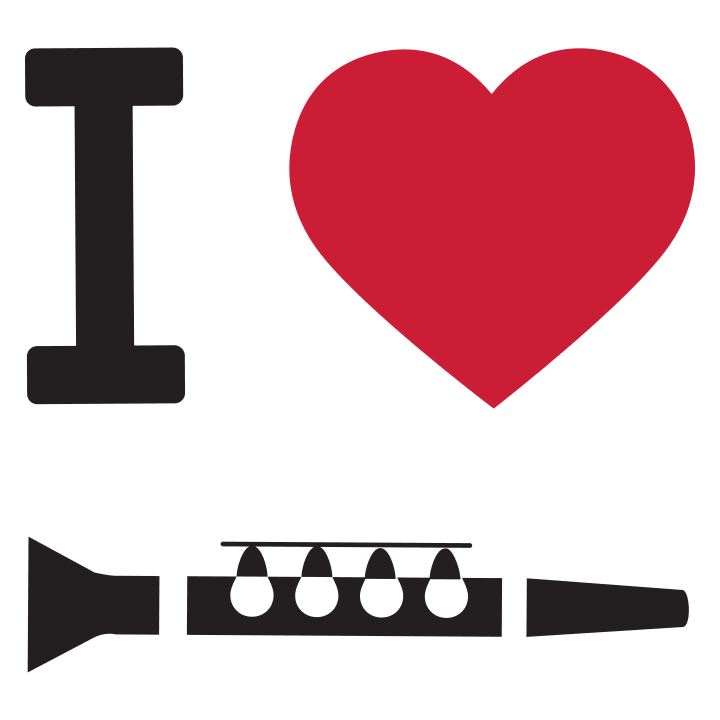 I Heart Clarinet Baby Strampler 0 image