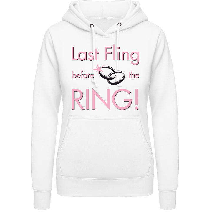 Last Fling Before The Ring Women Hoodie contain pic