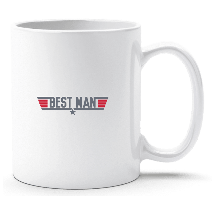 Best Man Logo Taza contain pic