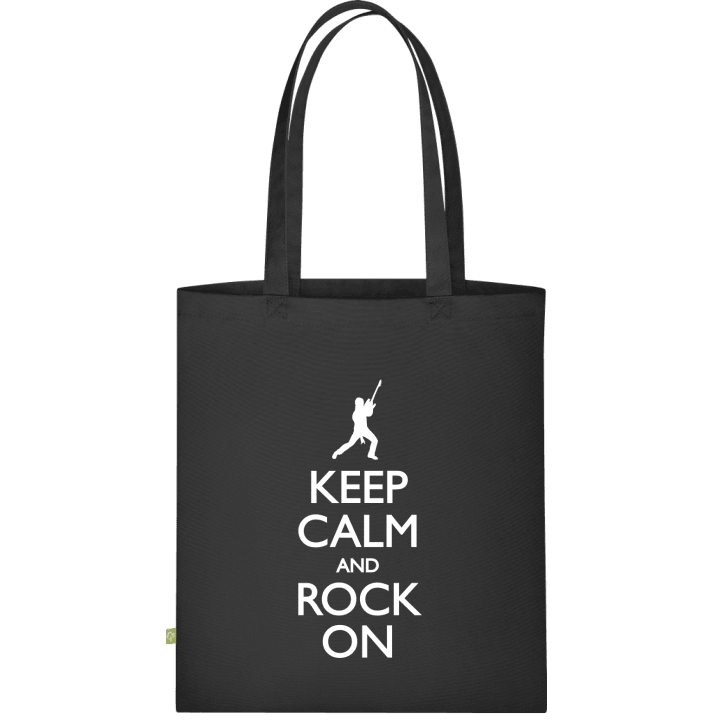 Keep Calm and Rock on Stofftasche contain pic