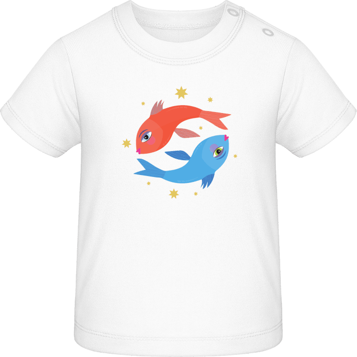 Zodiac Signs Pisces T-shirt för bebisar 0 image