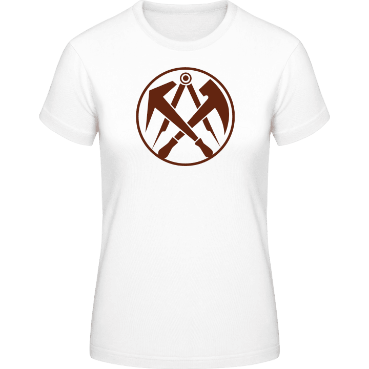Dachdecken Logo Frauen T-Shirt contain pic