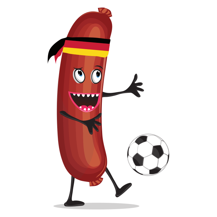 German Sausage Soccer Naisten t-paita 0 image