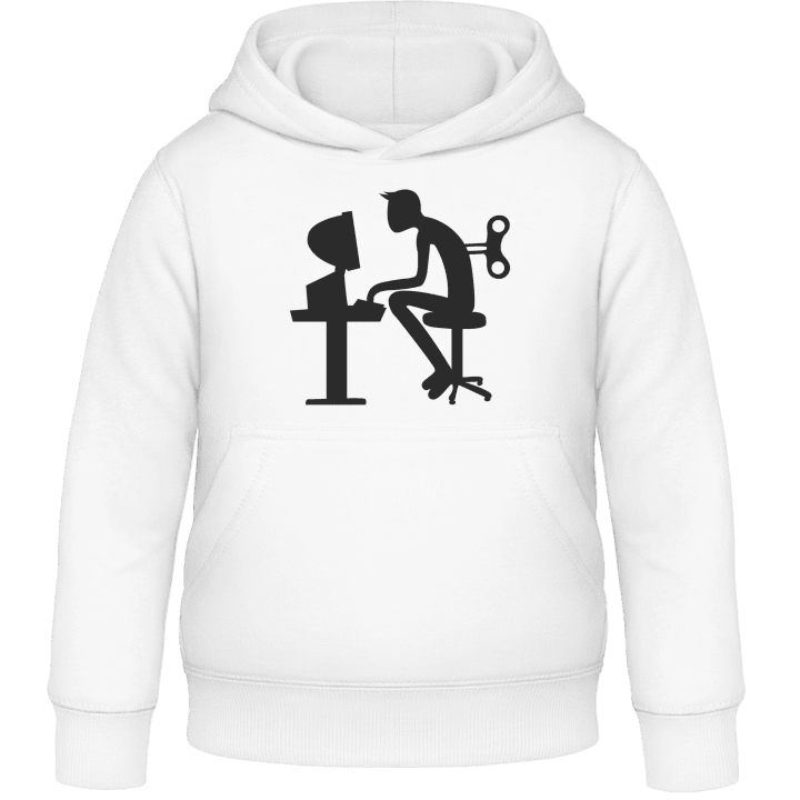 Office Working Kids Hoodie contain pic
