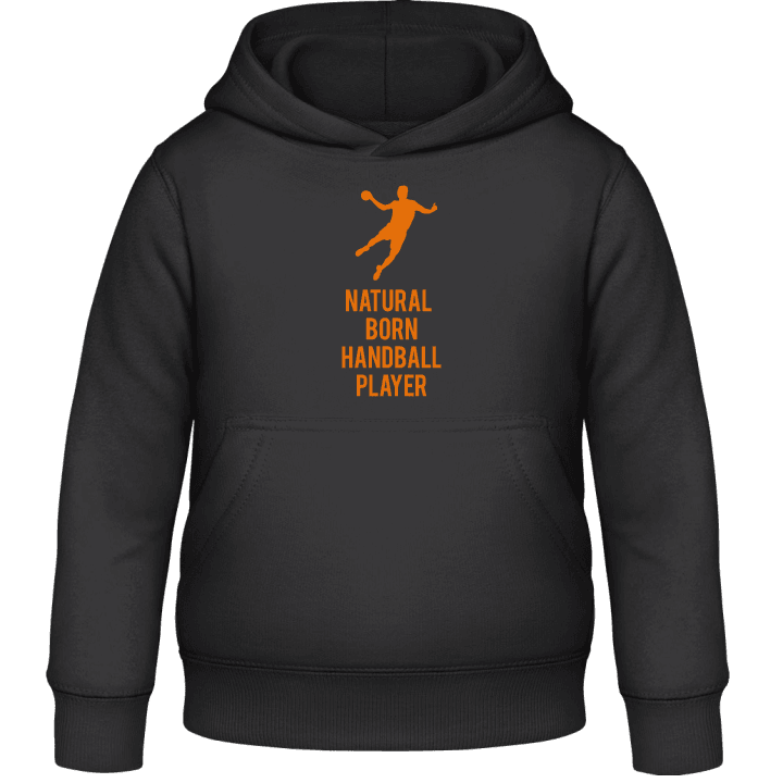 Natural Born Handball Player Felpa con cappuccio per bambini contain pic