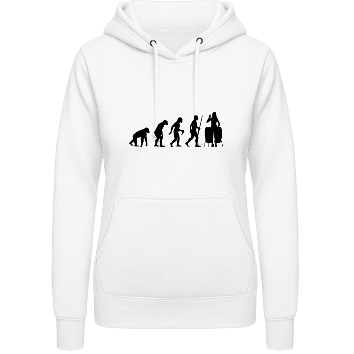 Percussionist Evolution Female Vrouwen Hoodie contain pic