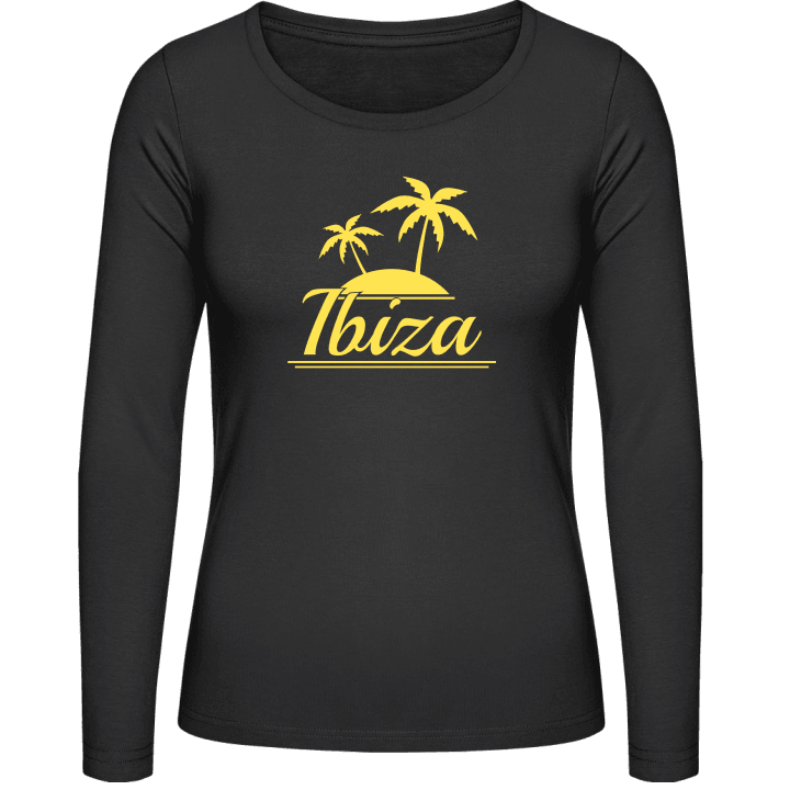 Ibiza Logo Vrouwen Lange Mouw Shirt contain pic