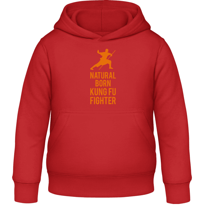 Natural Born Kung Fu Fighter Kids Hoodie contain pic