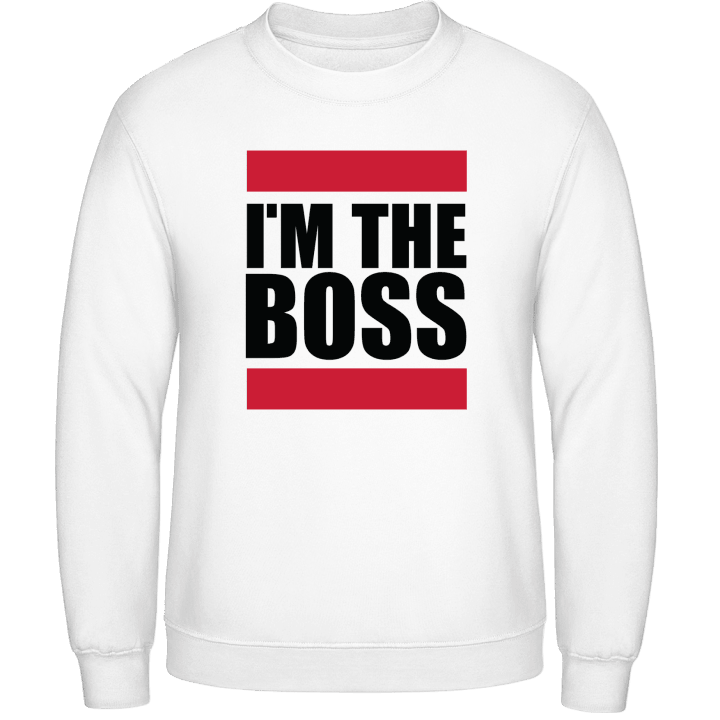 I'm The Boss Logo Felpa contain pic
