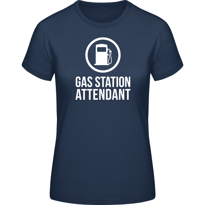 Gas Station Attendant Logo Vrouwen T-shirt contain pic