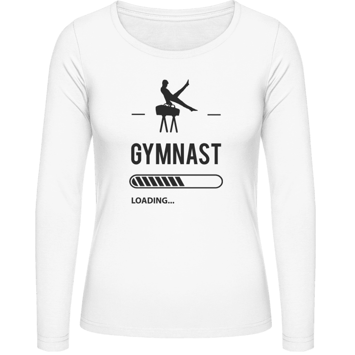 Gymnast Loading T-shirt à manches longues pour femmes contain pic