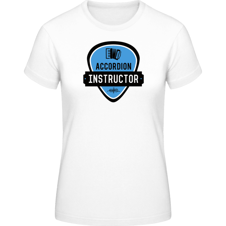 Accordion Instructor T-skjorte for kvinner contain pic