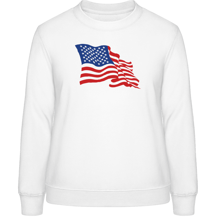 Stars And Stripes USA Flag Frauen Sweatshirt contain pic