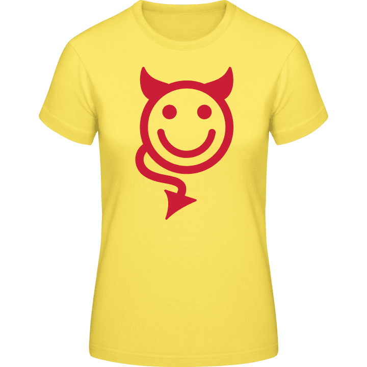 Devil Smiley Icon T-shirt för kvinnor 0 image