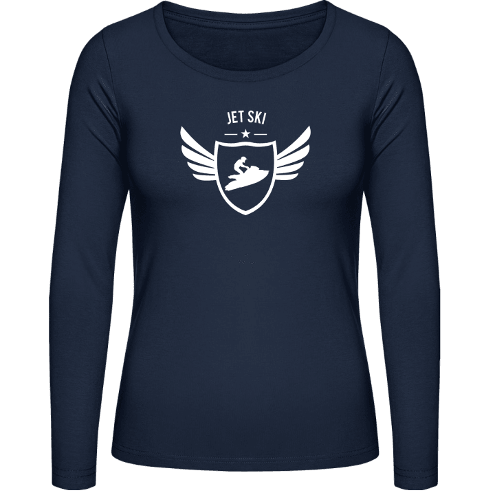 Jet Ski Winged Vrouwen Lange Mouw Shirt contain pic