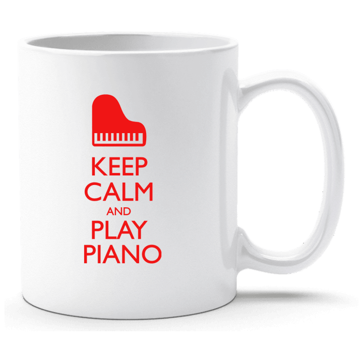 Keep Calm And Play Piano Beker 0 image