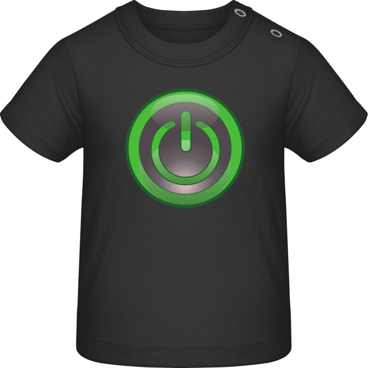 Power Button Superhero Baby T-Shirt 0 image