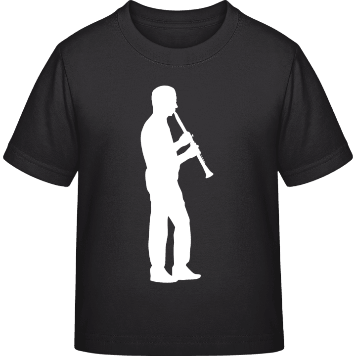 Clarinetist Illustration Kids T-shirt contain pic