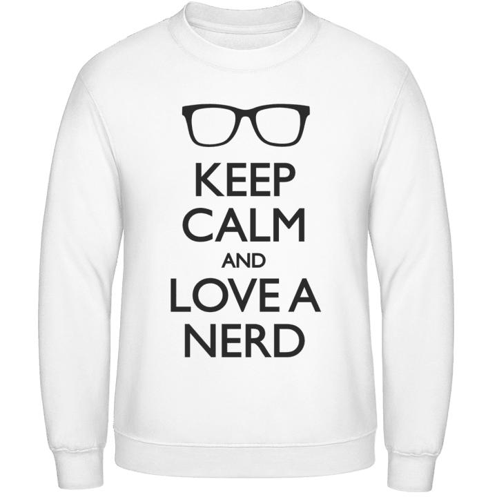 Keep Calm And Love A Nerd Sweatshirt 0 image