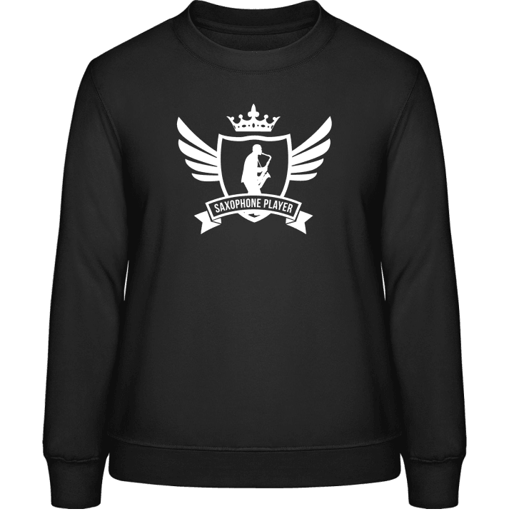 Saxophone Player Winged Vrouwen Sweatshirt contain pic