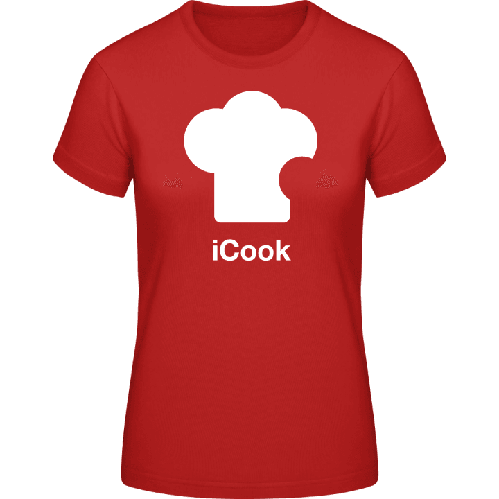 I Cook T-skjorte for kvinner contain pic