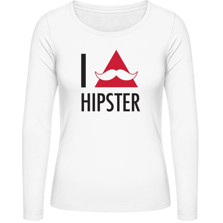 I Love Hipster Langermet skjorte for kvinner 0 image