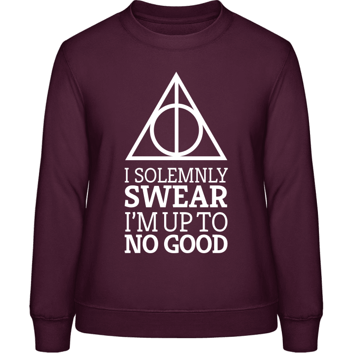 I Solemnly Swear I'm Up To No God Sweat-shirt pour femme contain pic
