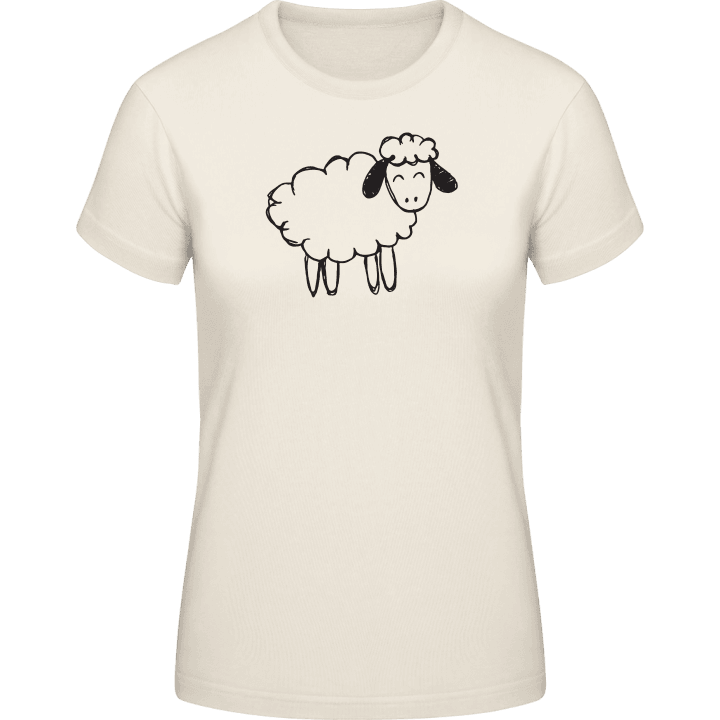 Happy Sheep Sketch T-shirt pour femme 0 image