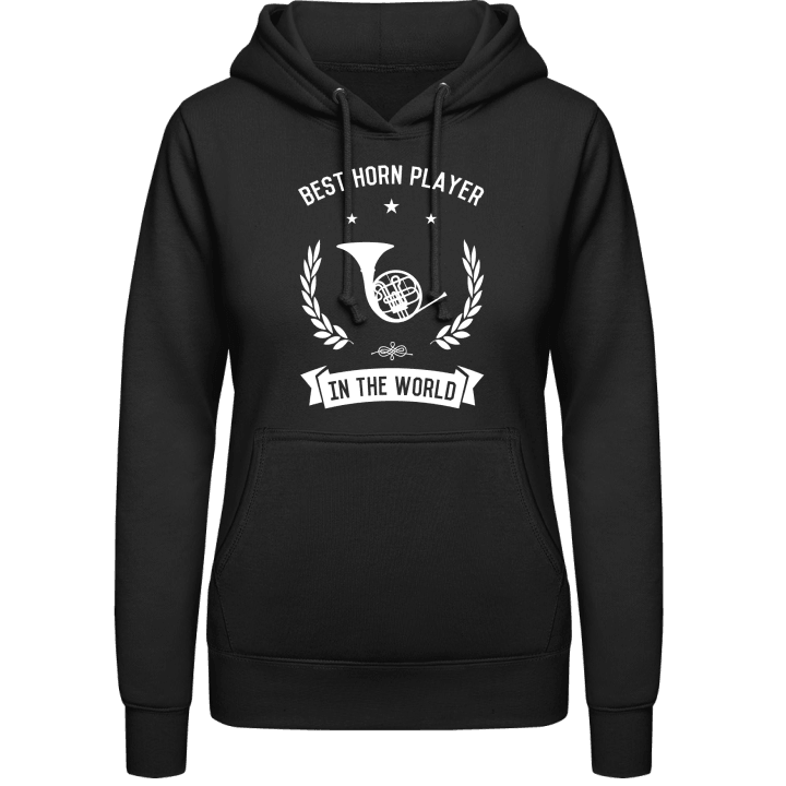 Best Horn Player In The World Hoodie för kvinnor contain pic