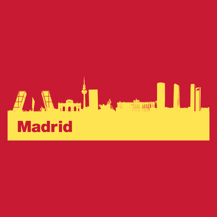 Madrid Skyline T-shirt à manches longues pour femmes 0 image