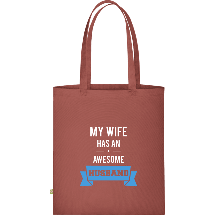 My Wife has an Awesome Husband Stofftasche contain pic