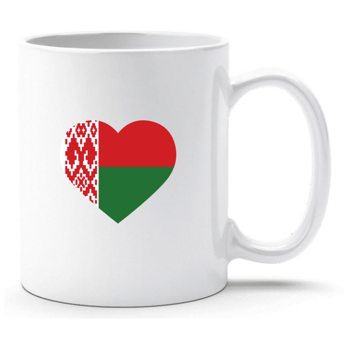 Belarus Heart Flag Taza contain pic