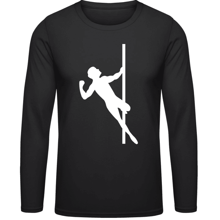 Male Pole Dancer Långärmad skjorta contain pic