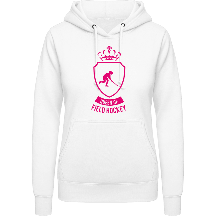 Queen Of Field Hockey Sudadera con capucha para mujer contain pic