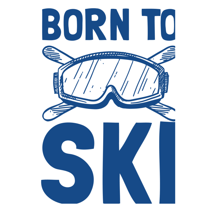 Born To Ski Logo Frauen Kapuzenpulli 0 image