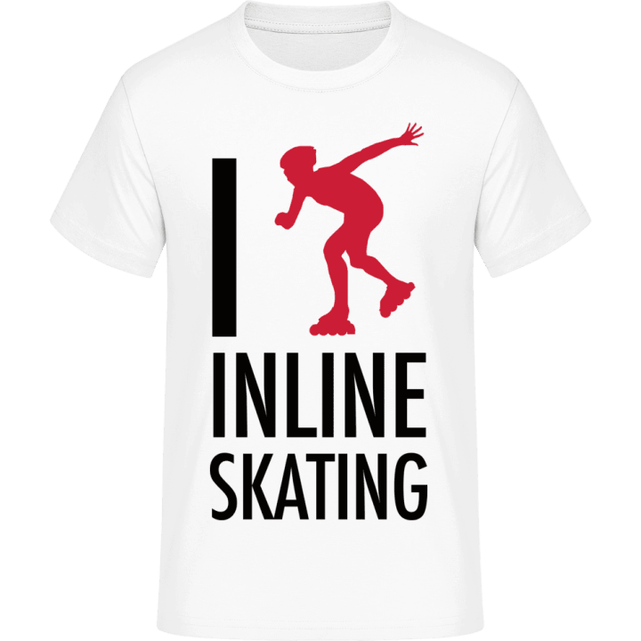 I Love Inline Skating T-Shirt contain pic