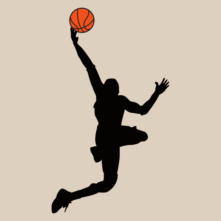 Basketball Dunk Illustration Naisten pitkähihainen paita 0 image