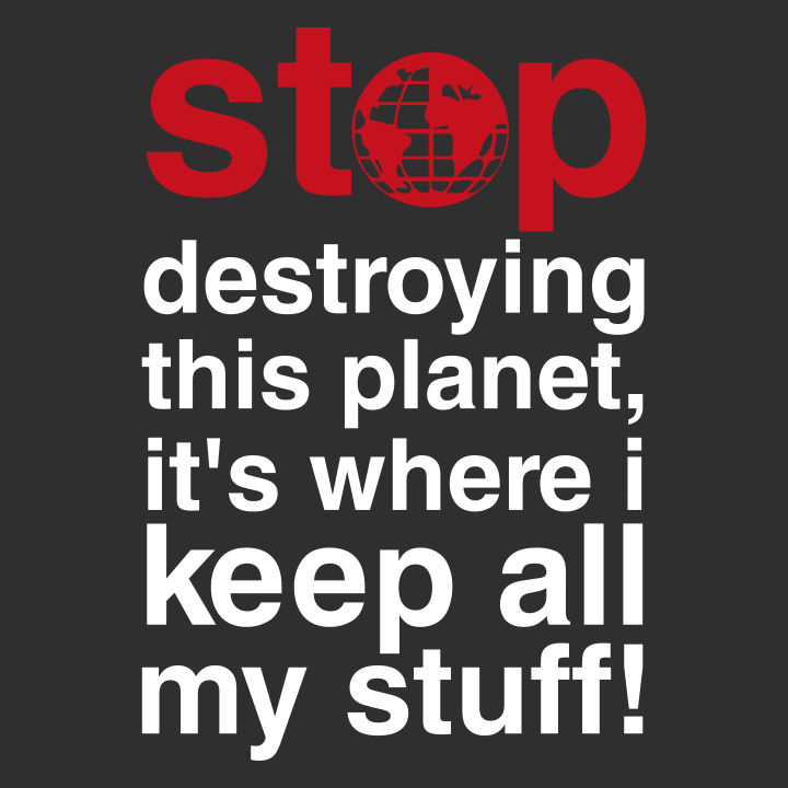 Stop Destroying This Planet Vrouwen Lange Mouw Shirt 0 image