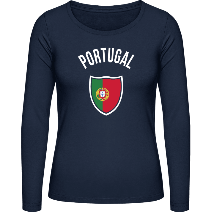 Portugal Fan Frauen Langarmshirt contain pic