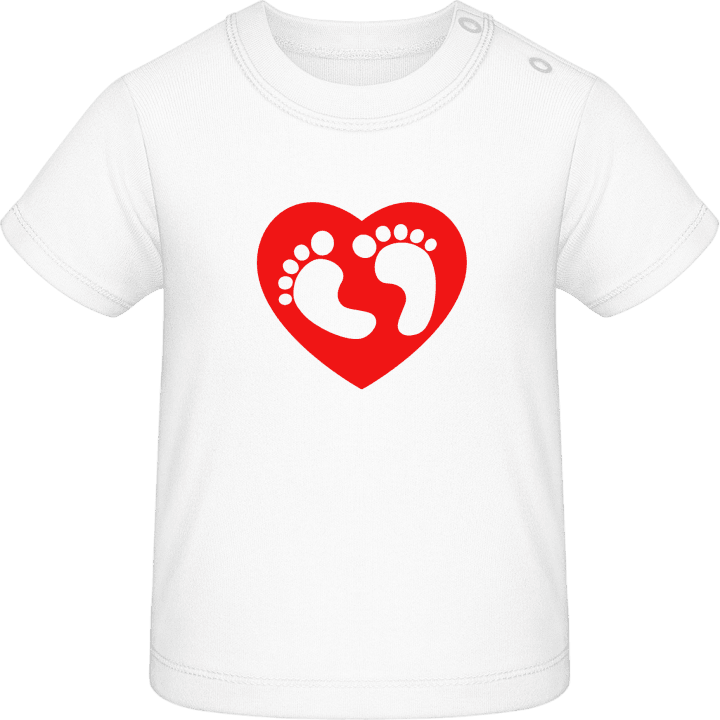 Baby Feet Heart Baby T-Shirt 0 image