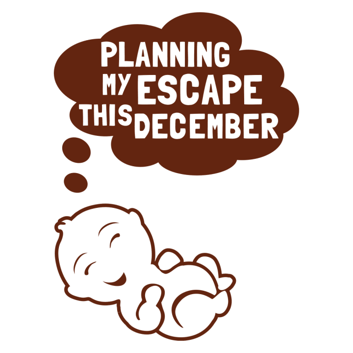 Planning My Escape This December Felpa con cappuccio da donna 0 image