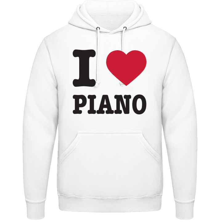 I Love Piano Sweat à capuche contain pic