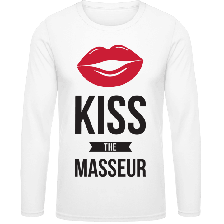 Kiss The Masseur T-shirt à manches longues contain pic