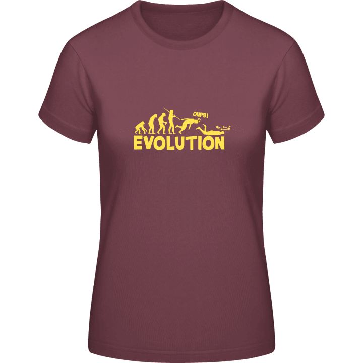 Evolution Humor Vrouwen T-shirt contain pic
