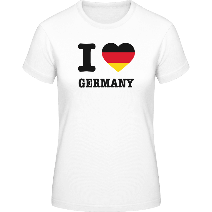 I Love Germany T-skjorte for kvinner 0 image