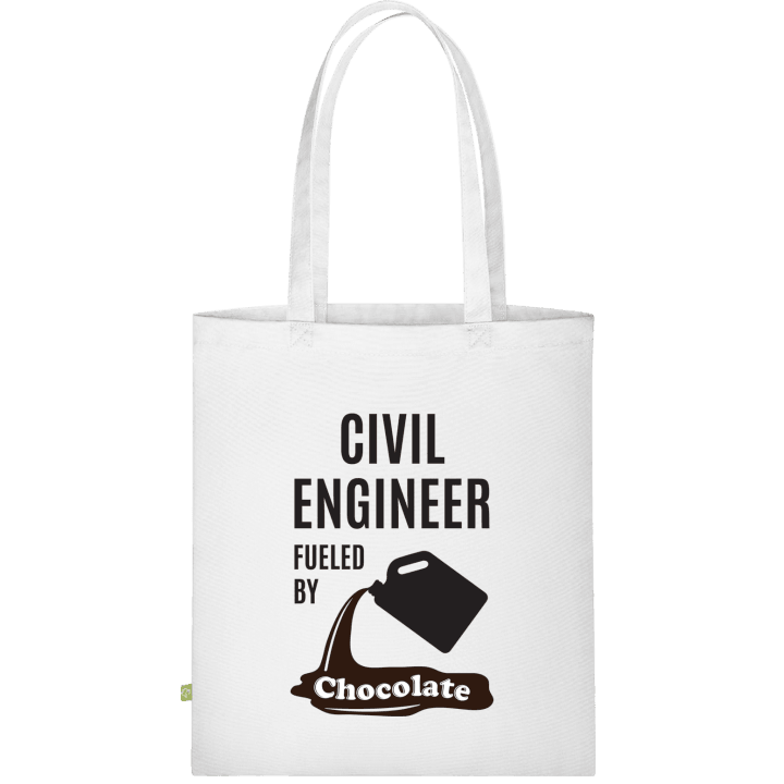 Civil Engineer Fueled By Chocolate Stoffen tas 0 image