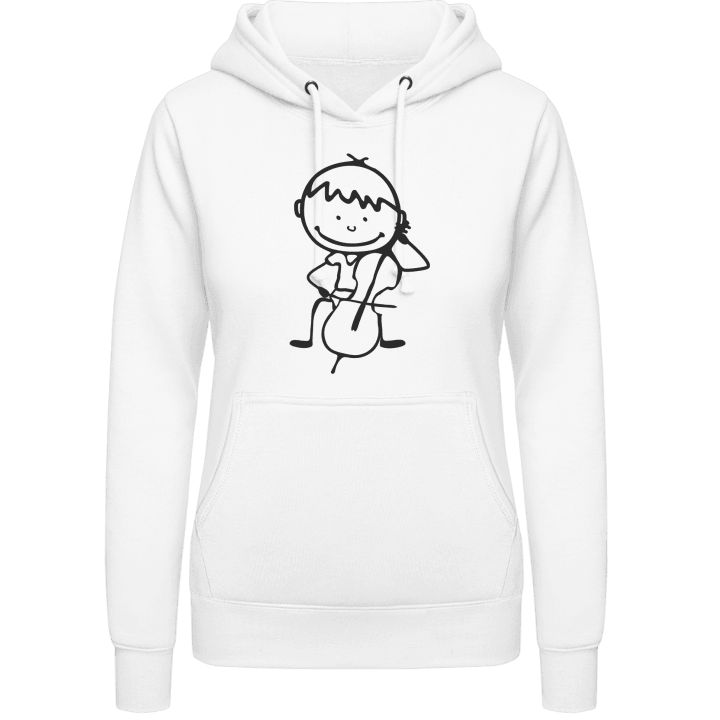 Cello Player Comic Women Hoodie contain pic