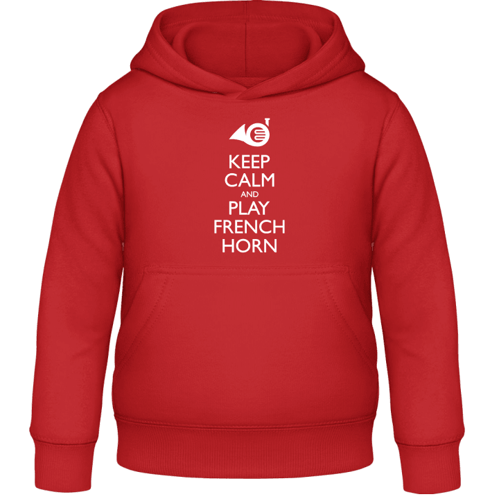 Keep Calm And Play French Horn Sweat à capuche pour enfants contain pic