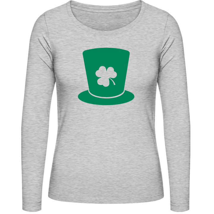 St. Patricks Day Hat Langermet skjorte for kvinner 0 image