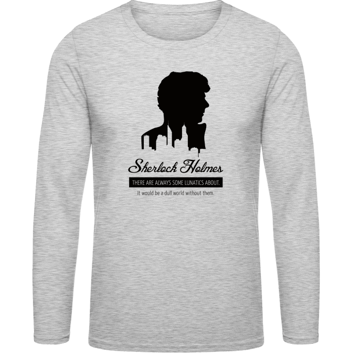 Sherlock Holmes Silhouette Long Sleeve Shirt 0 image
